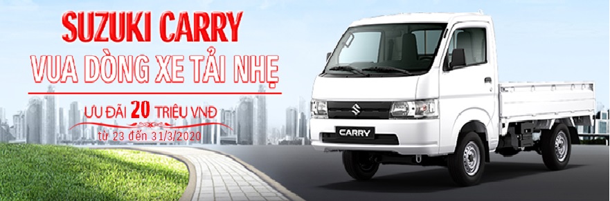 Suzuki Carry Pro khuyến mãi khủng trong tháng 3